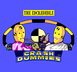 The Incredible Crash Dummies Title Screen